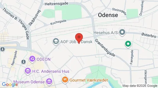 Lejligheder til leje i Odense C - Foto fra Google Street View