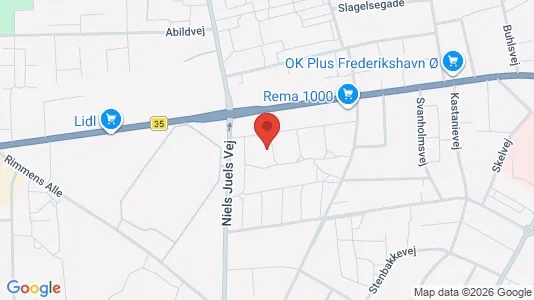 Lejligheder til leje i Frederikshavn - Foto fra Google Street View