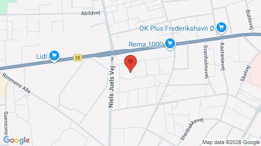 Lejligheder til leje i Frederikshavn - Foto fra Google Street View