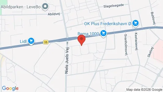 Lejligheder til leje i Frederikshavn - Foto fra Google Street View
