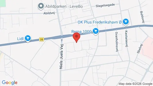 Lejligheder til leje i Frederikshavn - Foto fra Google Street View