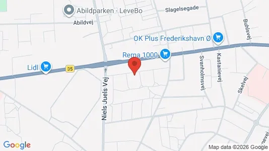 Lejligheder til leje i Frederikshavn - Foto fra Google Street View