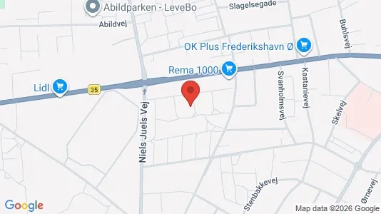 Lejligheder til leje i Frederikshavn - Foto fra Google Street View