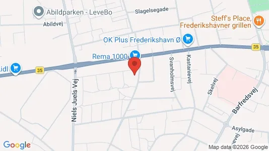 Lejligheder til leje i Frederikshavn - Foto fra Google Street View