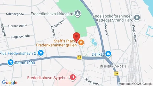 Lejligheder til leje i Frederikshavn - Foto fra Google Street View