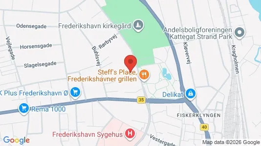 Lejligheder til leje i Frederikshavn - Foto fra Google Street View
