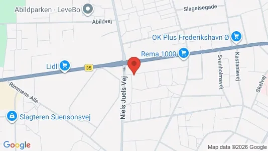 Lejligheder til leje i Frederikshavn - Foto fra Google Street View