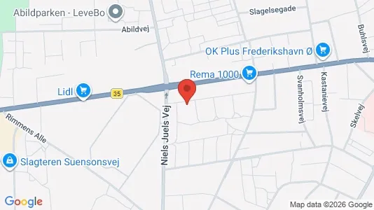 Lejligheder til leje i Frederikshavn - Foto fra Google Street View