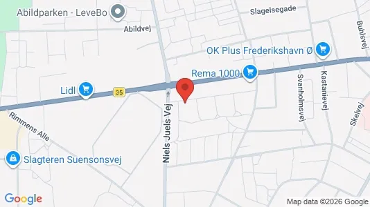 Lejligheder til leje i Frederikshavn - Foto fra Google Street View