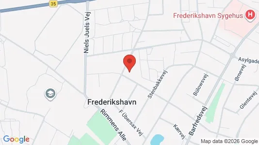 Lejligheder til leje i Frederikshavn - Foto fra Google Street View