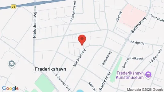 Lejligheder til leje i Frederikshavn - Foto fra Google Street View