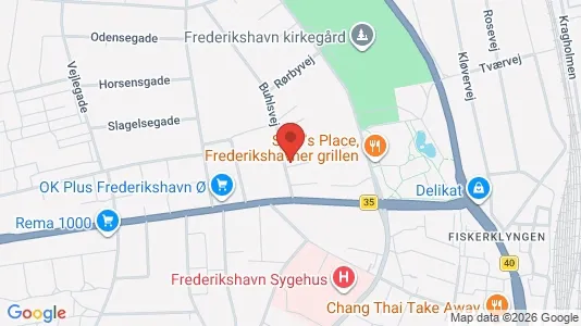 Lejligheder til leje i Frederikshavn - Foto fra Google Street View