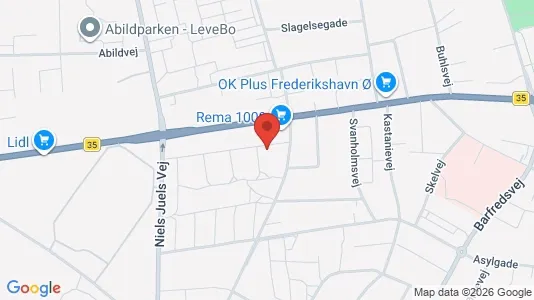Lejligheder til leje i Frederikshavn - Foto fra Google Street View