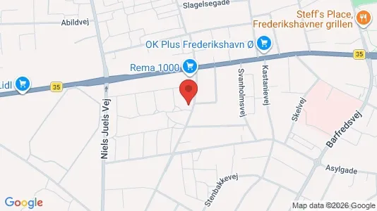 Lejligheder til leje i Frederikshavn - Foto fra Google Street View