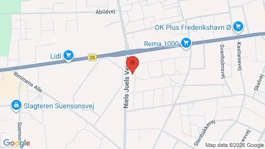 Lejligheder til leje i Frederikshavn - Foto fra Google Street View
