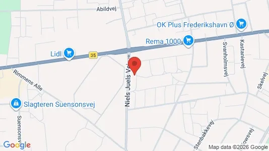 Lejligheder til leje i Frederikshavn - Foto fra Google Street View