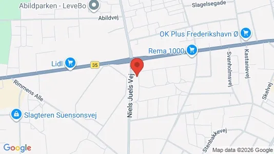 Lejligheder til leje i Frederikshavn - Foto fra Google Street View