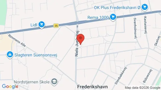 Lejligheder til leje i Frederikshavn - Foto fra Google Street View