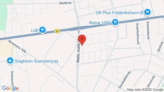 Lejligheder til leje i Frederikshavn - Foto fra Google Street View
