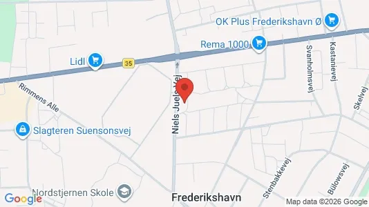 Lejligheder til leje i Frederikshavn - Foto fra Google Street View