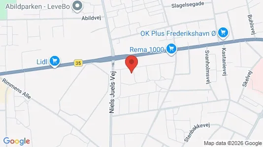 Lejligheder til leje i Frederikshavn - Foto fra Google Street View