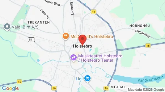 Huse til leje i Holstebro - Foto fra Google Street View