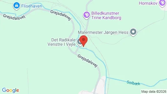 Lejligheder til leje i Vejle Centrum - kort over placeringen