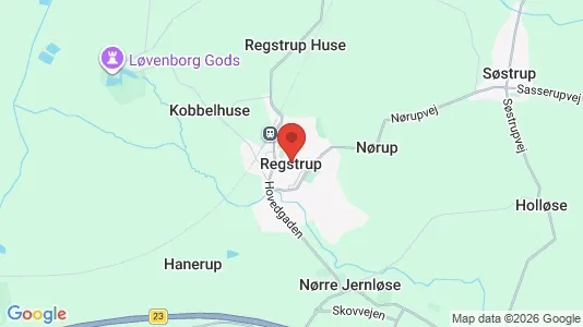 Huse til leje i Regstrup - Foto fra Google Street View