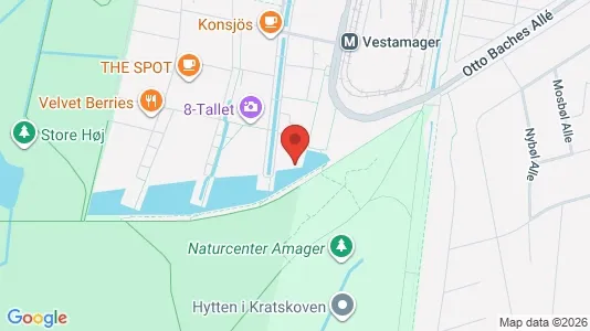 Lejligheder til leje i København S - kort over placeringen