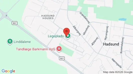 Lejligheder til leje i Hadsund - Foto fra Google Street View