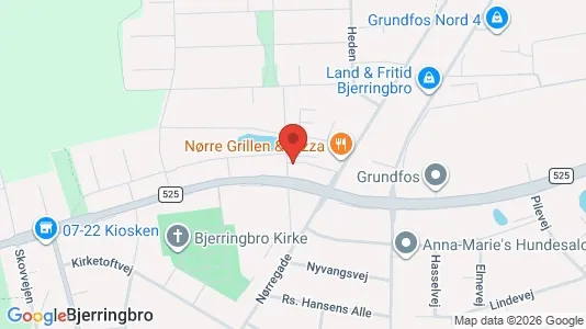Lejligheder til leje i Bjerringbro - Foto fra Google Street View