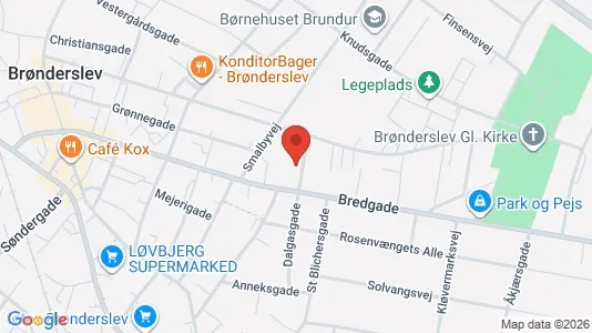 Lejligheder til leje i Brønderslev - Foto fra Google Street View