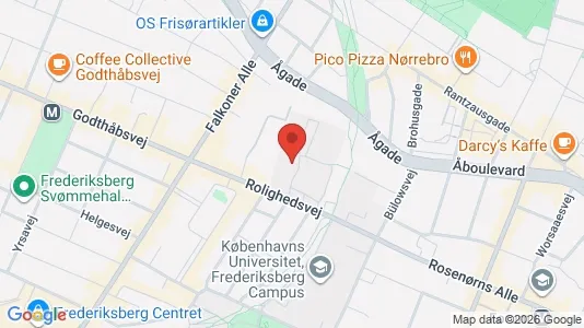 Lejligheder til leje i Frederiksberg C - kort over placeringen