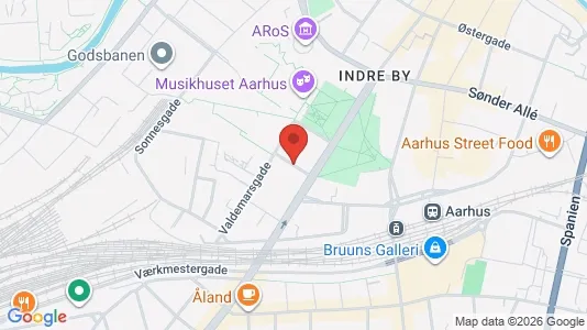 Lejligheder til leje i Århus C - Foto fra Google Street View