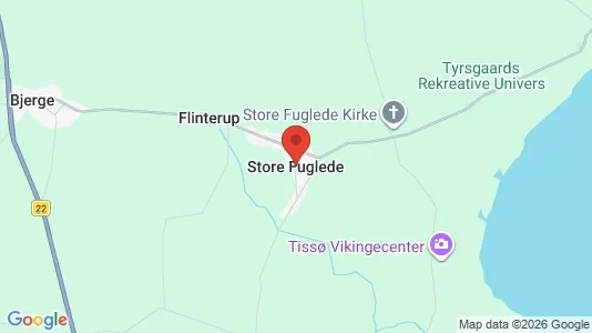 Huse til leje i Store Fuglede - Foto fra Google Street View