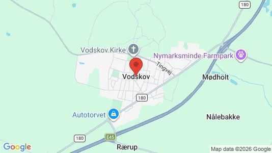 Huse til leje i Vodskov - Foto fra Google Street View