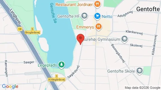 Lejligheder til leje i Gentofte - Foto fra Google Street View