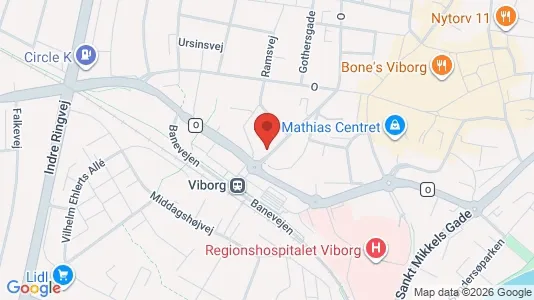 Lejligheder til leje i Viborg - Foto fra Google Street View