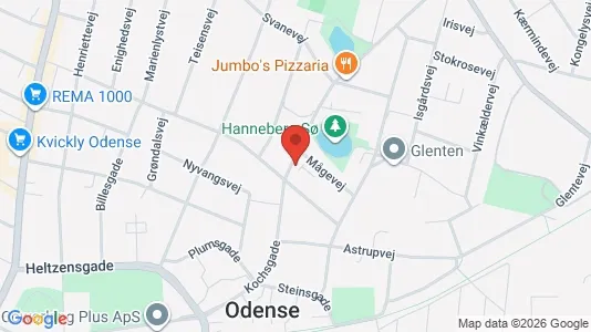 Lejligheder til leje i Odense C - Foto fra Google Street View