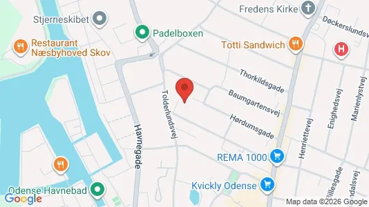 Lejligheder til leje i Odense C - Foto fra Google Street View