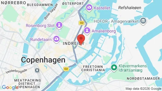 Værelser til leje i København K - Foto fra Google Street View
