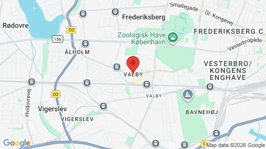 Værelser til leje i Valby - Foto fra Google Street View
