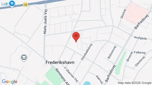 Lejligheder til leje i Frederikshavn - Foto fra Google Street View