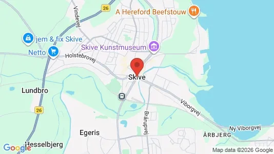 Lejligheder til leje i Skive - Foto fra Google Street View