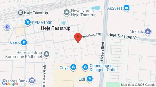 Lejligheder til leje i Taastrup - Foto fra Google Street View