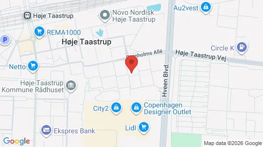 Lejligheder til leje i Taastrup - Foto fra Google Street View