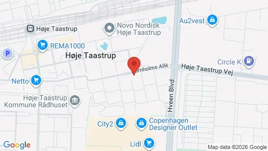 Lejligheder til leje i Taastrup - Foto fra Google Street View