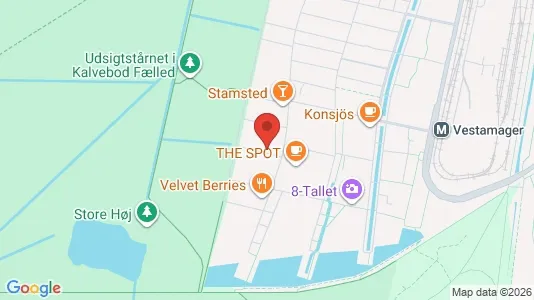 Lejligheder til leje i København S - kort over placeringen