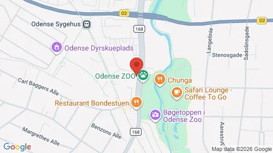 Lejligheder til leje i Odense C - kort over placeringen