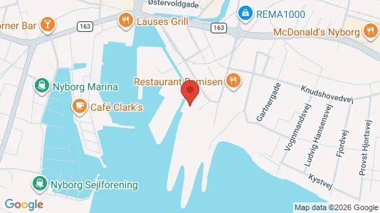 Lejligheder til leje i Nyborg - Foto fra Google Street View